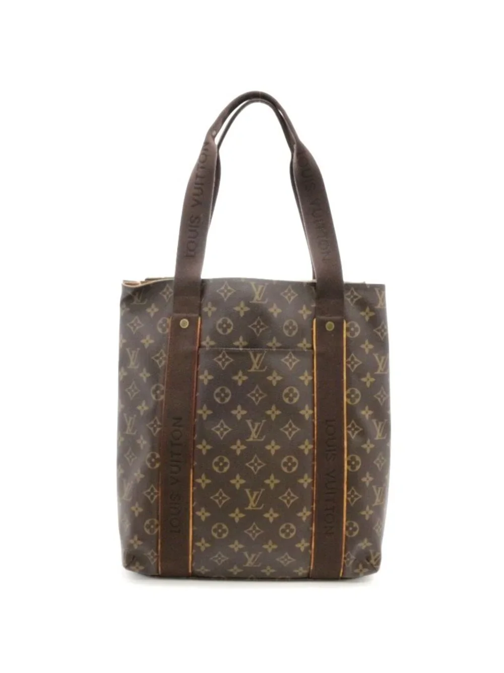 Louis Vuitton Cabas Beaubourg Monogram Tote Bag Canvas Brown